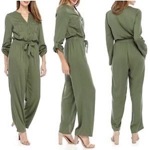 CUPIO Women’s Oliveverde Jumpsuit Medium
